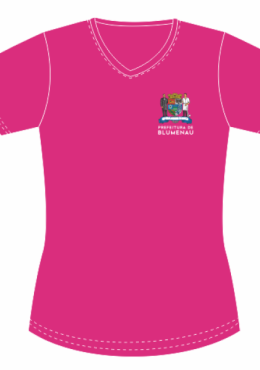 Baby Look Pink - C/ APLIQUE Prefeitura de Blumenau