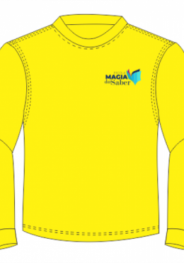 Camiseta Amarela Manga Longa Unissex - Magia do Saber 
