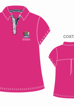 Polo Bata Pink - C/BORDADO Prefeitura de Blumenau 
