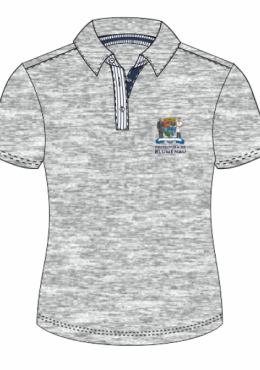 Polo Feminina Mescla - C/ APLIQUE Prefeitura de Blumenau