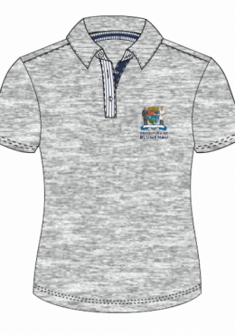 Polo Feminina Mescla - C/BORDADO Prefeitura de Blumenau 