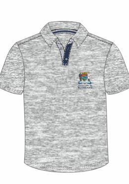 Polo Masculina Mescla - C/ APLIQUE Prefeitura de Blumenau